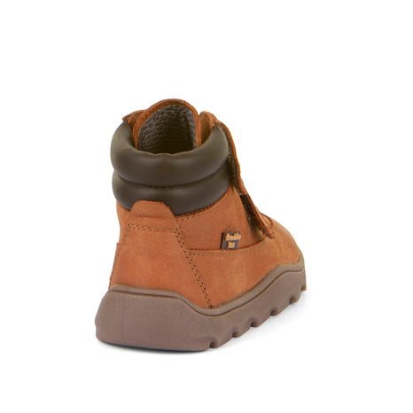 DĚTSKÉ ZIMNÍ BAREFOOT BOTY ZERU TEX COGNAC, FRODDO, G2110150-3, HNĚDÁ