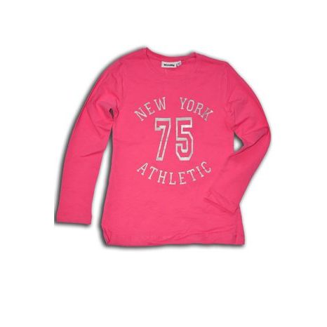 tričko dievčenské, dlhý rukáv, Wendee, OZFB102502-1, růžová 