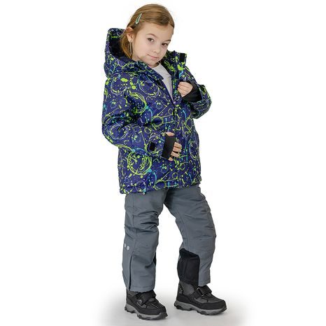 CHLAPECKÁ BUNDA LYŽAŘSKÁ ZIMNÍ LUMUN PIDILIDI, PD1148-04, MODRÁ