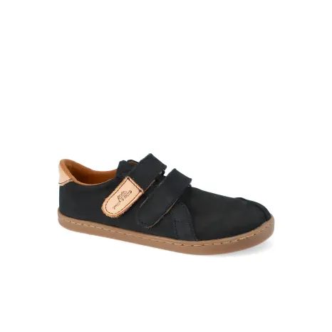 BAREFOOT DĚTSKÉ TENISKY PEGRES, BF54, ČERNÁ