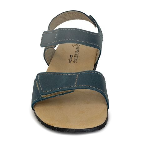 DÁMSKÉ BAREFOOT SANDÁLY PROTETIKA T201 BELITA 54 PETROLEJOVÁ