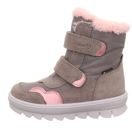 CIZME DE IARNĂ PENTRU FETE FLAVIA GREY/PINK GTX SUPERFIT 1-000229-2500