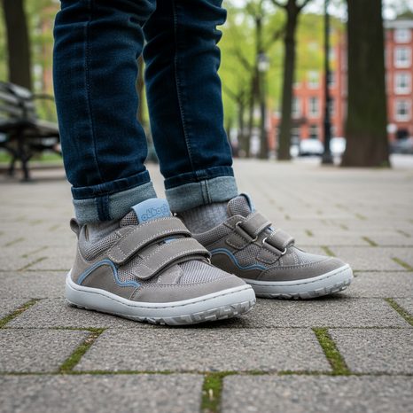 DĚTSKÉ BAREFOOT TENISKY BAZE GREY FRODDO G3130271-17