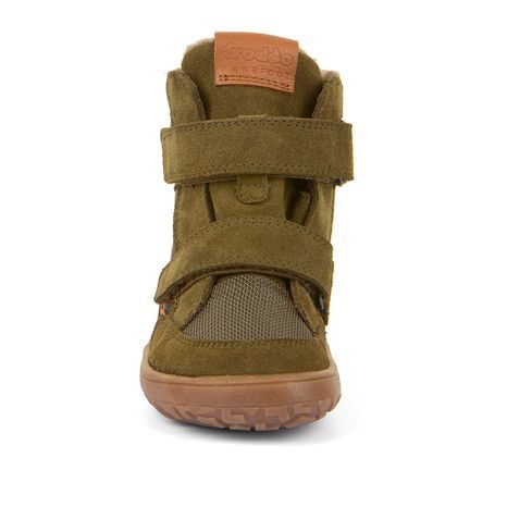 CHLAPČENSKÉ ZIMNÉ BAREFOOT TOPÁNKY TEX WINTER OLIVE FRODDO G3160247-1