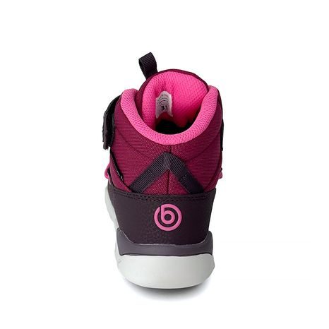 DĚTSKÉ ZIMNÍ BAREFOOTOVÉ BOTY S MEMBRÁNOU BUGGA CHRIS BURGUNDY B00190-16