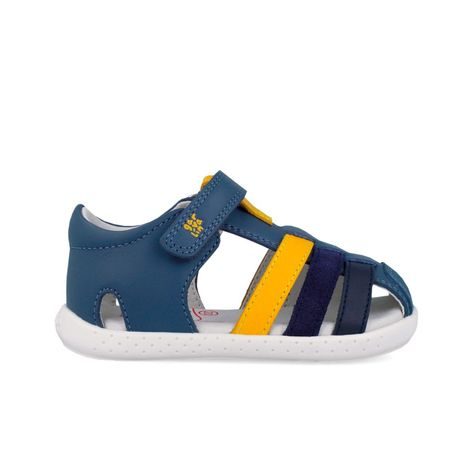 CHLAPČENSKÉ BAREFOOT SANDÁLE CASUAL PETROL BIOMECANICS 262325-A556