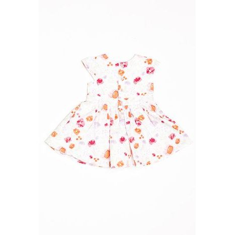Šaty kojenecké s mašlí, Minoti, flowers 6, holka 