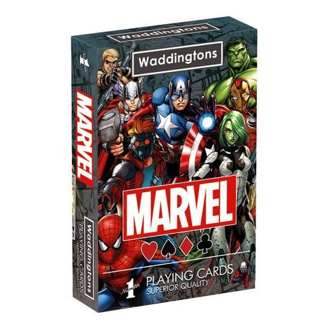Játékkártyák, WADDINGTONS NO. 1 Cards Marvel Universe, Winning Moves, W030894
