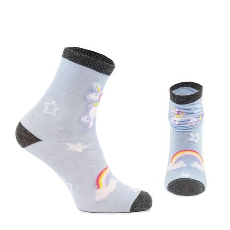 VESELÉ PONOŽKY FUNNY DÍVČÍ - 3PACK, PIDILIDI, PD0134-01, HOLKA