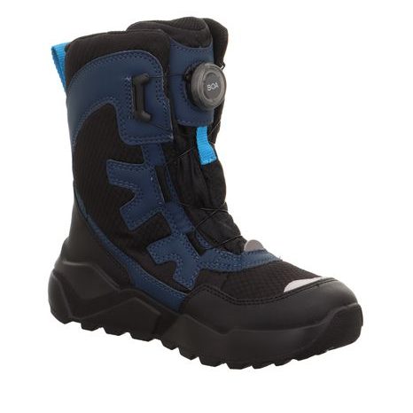 CHLAPECKÉ ZIMNÍ BOTY ROCKET BLACK/TURQUOISE GORE-TEX, SUPERFIT , 1-000403-0030, TYRKYSOVÁ