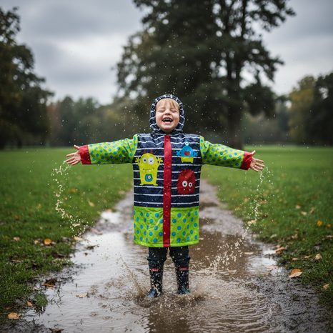 PELERINĂ DE PLOAIE PENTRU FETE PVC, PIDILIDI, PL009704,