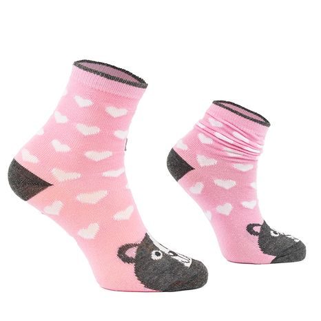 FUNNY DIEVČENSKÉ PONOŽKY - 3PACK, PIDILIDI, PD0136-01, DIEVČA