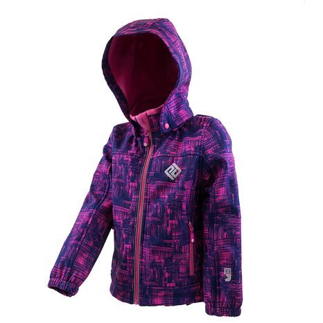 BUNDA SOFTSHELLOVÁ DÍVČÍ S KAPUCÍ, PIDILIDI, PD1089-03, HOLKA