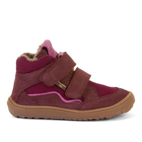 DÍVČÍ ZIMNÍ BAREFOOT BOTY TEX WOOL BORDEAUX FRODDO G3110266-7W