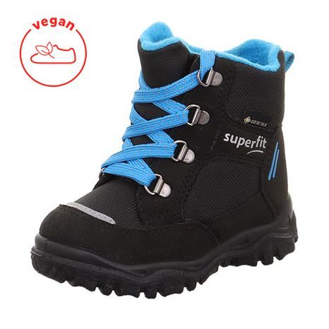 CIZME DE IARNĂ PENTRU BĂIEȚI HUSKY1 BLACK/LIGHT BLUE GORE-TEX, SUPERFIT,1-006046-0000