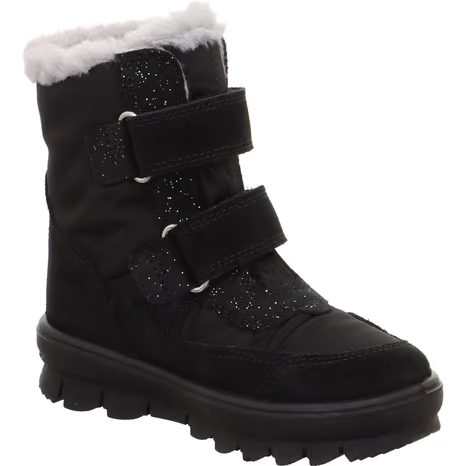 DIEVČENSKÉ ZIMNÉ TOPÁNKY FLAVIA BLACK/SILVER GTX SUPERFIT 1-000229-0000