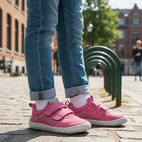 DIEVČENSKÉ BAREFOOT TENISKY BAZE FUXIA FRODDO G3130271-24