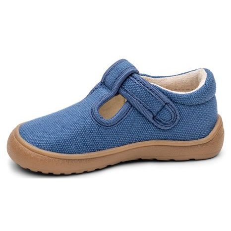 CHLAPECKÉ BAREFOOT PŘEZŮVKY KIRBY JEANS PROTETIKA - MODRÁ