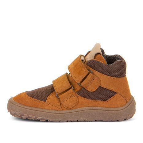 DĚTSKÉ BAREFOOT BOTY TEX AUTUMN  COGNAC FRODDO G3110254-14 - HNĚDÁ
