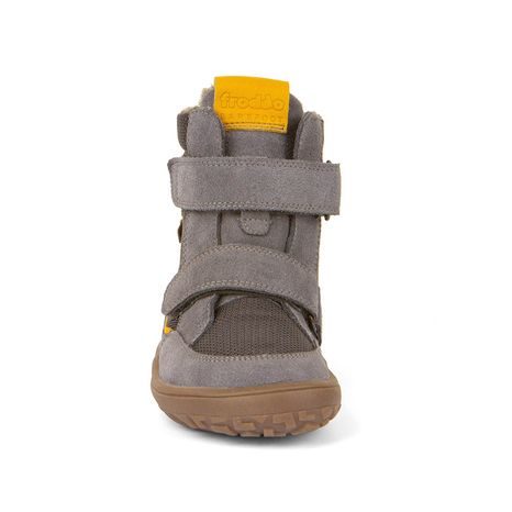 DĚTSKÉ ZIMNÍ BAREFOOT BOTY TEX WINTER GRAY, FRODDO, G3160233-3, ŠEDÁ