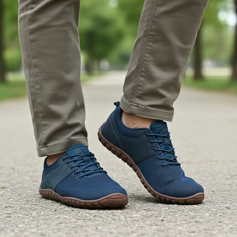 BAREFOOT TEXTILNÍ TENISKY BUGGA MERDY BLUE B00194-04