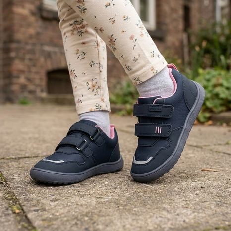 DIEVČENSKÉ BAREFOOT TENISKY PERSY DARK GREY PROTETIKA
