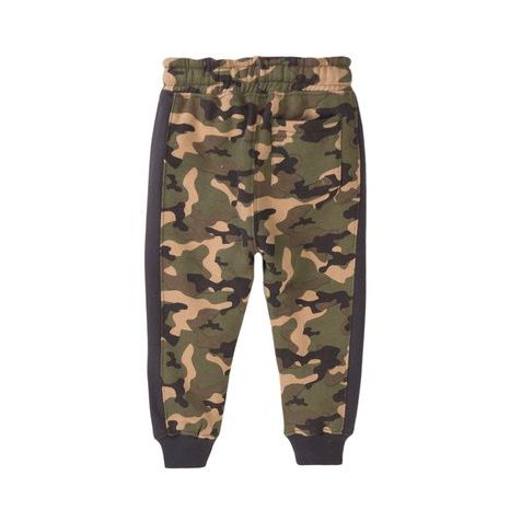 PANTALONI DE TRENING PENTRU BĂIEȚI DE CAMUFLAJ, MINOTI, REGELE 4, KAKI
