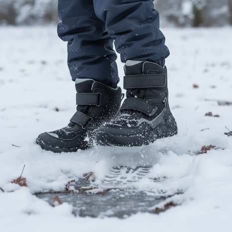 DĚTSKÉ ZIMNÍ BOTY SUPERFIT ROCKET GTX  BLACK/LIGHT GREY 1-000402-0010