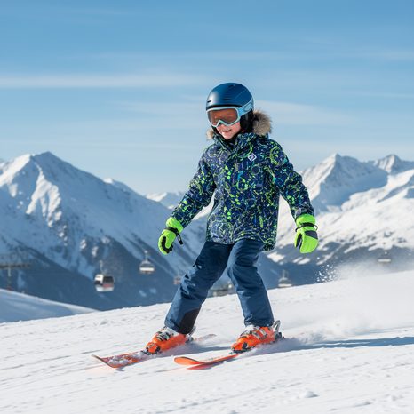 CHLAPECKÁ BUNDA LYŽAŘSKÁ ZIMNÍ LUMUN PIDILIDI, PD1148-04, MODRÁ