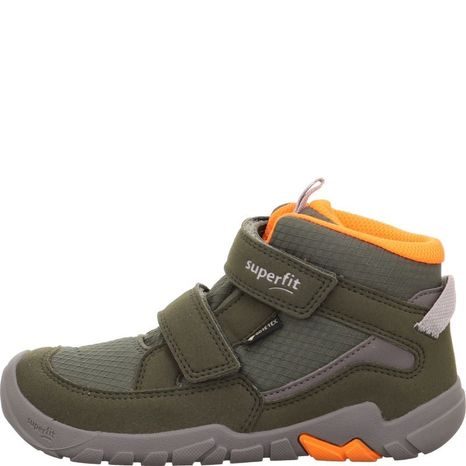 DĚTSKÉ CELOROČNÍ TENISKY SUPERFIT BAREFIT TRACE GTX  GREEN/ORANGE 1-006042-7000