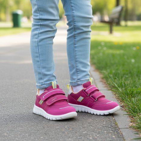 DIEVČENSKÉ TENISKY SPORT7 MINI PINK/ORANGE SUPERFIT 1-006203-5510