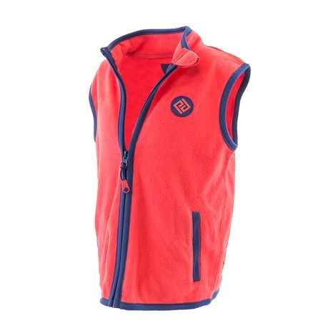 DÍVČÍ VESTA PROPÍNACÍ FLEEZOVÁ, PIDILIDI, PD1120-08, ČERVENÁ