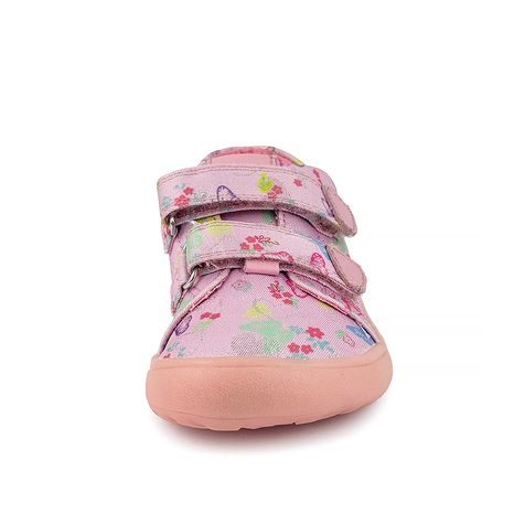 DIEVČENSKÉ BAREFOOT TENISKY KORO BUTTERFLY PROTETIKA MOTÝLIKY RUŽOVÉ