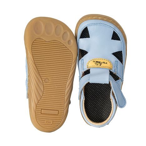 DETSKÉ SANDÁLE BAREFOOT PEGRES, SBF51 BLUE