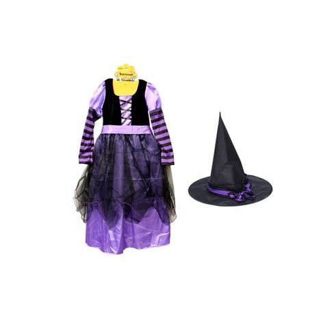 Set carnaval - vrăjitoare violet, Wiky, W026079