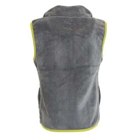 VESTA DĚTSKÁ CHLUPATÁ SE STOJÁČKEM, PIDILIDI, PD1140-09, ŠEDÁ