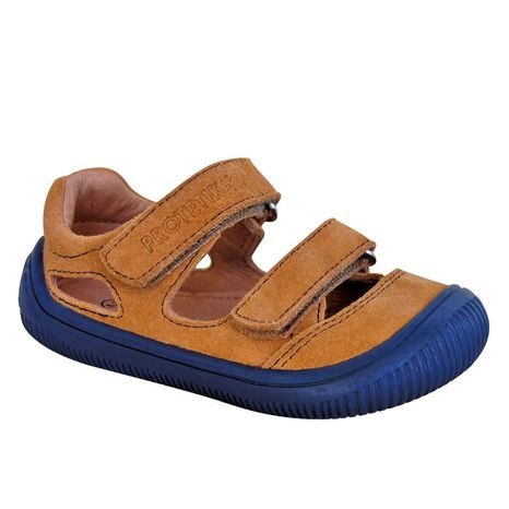 chlapecké boty sandály Barefoot BERG BEIGE, Protetika, béžová