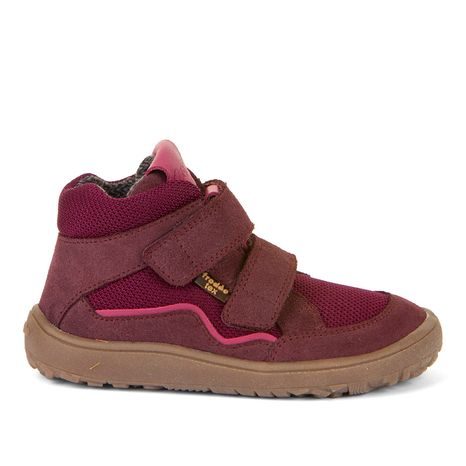 DÍVČÍ BAREFOOT BOTY TEX AUTUMN  BORDEAUX FRODDO G3110254-4 ČERVENÁ
