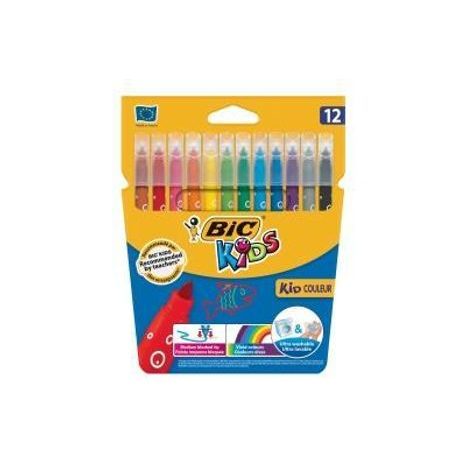 Markere 12 buc, BIC, W850004