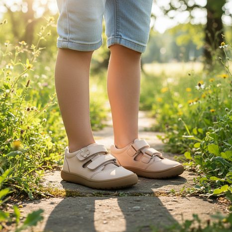 DÍVČÍ BAREFOOT SANDÁLY PROTETIKA NERY BEIGE BÉŽOVÁ