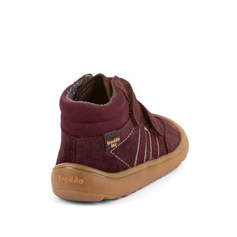 DIEVČENSKÉ CELOROČNÉ ČLENKOVÉ BAREFOOT TOPÁNKY F-MOTION TEX BORDEAUX FRODDO G3110285-7