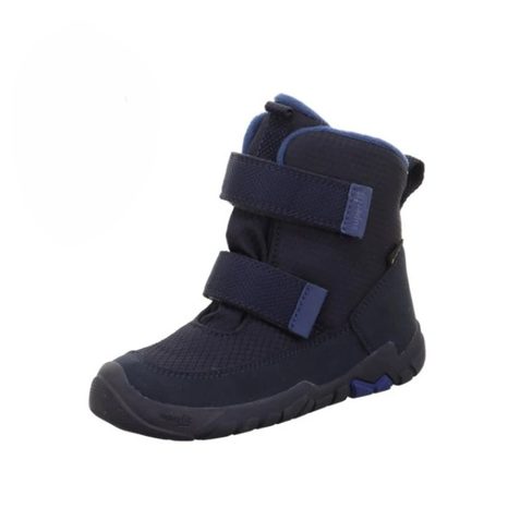 CHLAPECKÉ ZIMNÍ BOTY BAREFIT TRACE BLUE GORE-TEX, SUPERFIT , 1-006039-8010, TMAVĚ MODRÁ