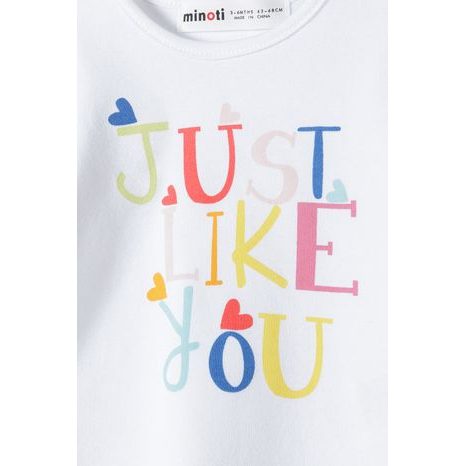 TRICOU CU MÂNECĂ SCURTĂ PENTRU COPII 2PACK, MINOTI, TULIP 2, FETIȚĂ