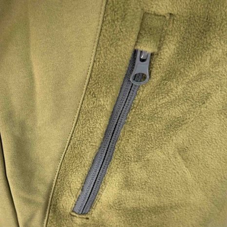 OUTDOOROVÁ FLEEZOVÁ MIKINA NA ZIP PIDILIDI PD1171-14 KHAKI