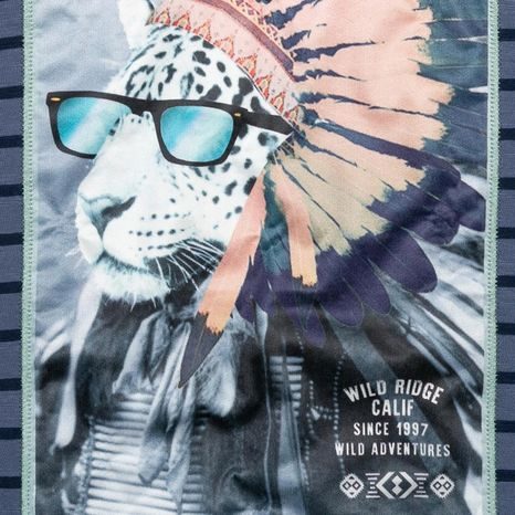 TRICOU CU MÂNECĂ SCURTĂ PENTRU BĂIEȚI, MINOTI, VALLEY 2, ALBASTRU