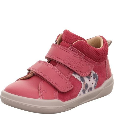 DÍVČÍ BAREFIT VYŠŠÍ TENISKY SUPERFIT SUPERFREE RED 1-000543-5540