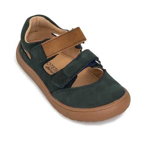 CHLAPČENSKÉ SANDÁLE BAREFOOT PADY BROWN, PROTETIKA, HNEDÉ