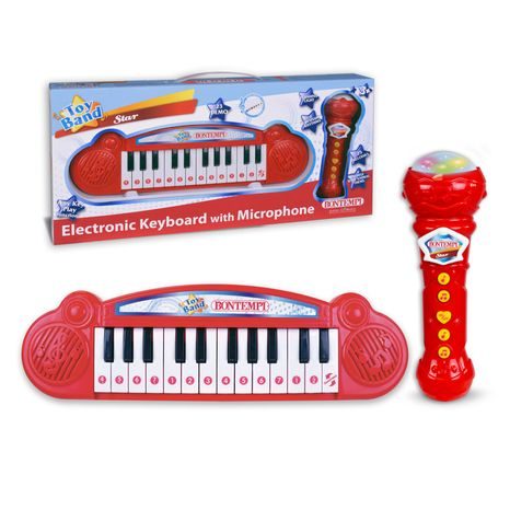 Bontempi Mini billentyűzet és mikrofon karaoke 35 x 10 x 3,5 cm, Bontempi, W011468