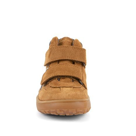 CHLAPČENSKÉ CELOROČNÉ ČLENKOVÉ BAREFOOT TOPÁNKY F-MOTION TEX COGNAC FRODDO G3110285-18