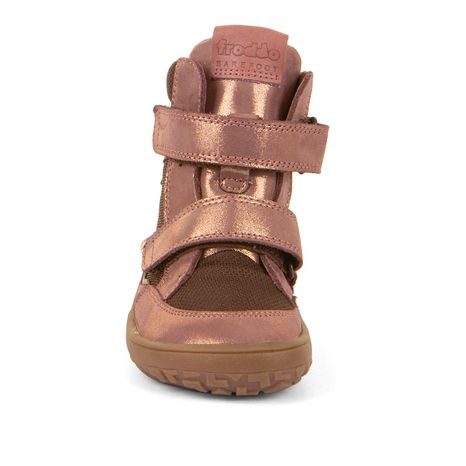 DÍVČÍ ZIMNÍ BAREFOOT BOTY TEX WINTER TL PINK/GOLD FRODDO G3160247-8T